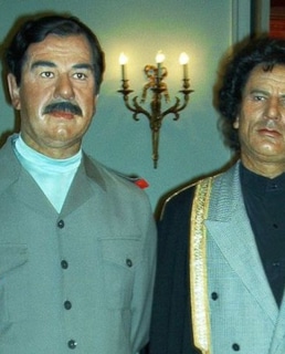 Муаммар Каддафи и Саддам Хусейн