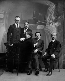 Павел Филонов, Михаил Матюшин, Алексей Крученых, Казимир Малевич, Иосиф Школьник