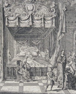 Сцена рождения царевича Петра I