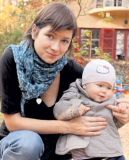 Дарья Мясищева с дочерью