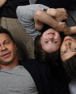 Павел Деревянко и Дарья Мясищева с дочерью