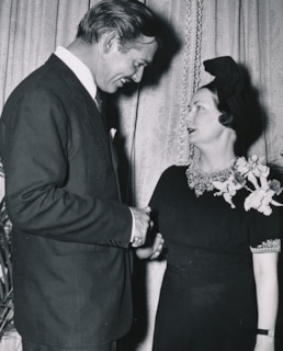 Кларк Гейбл и Маргарет Митчелл