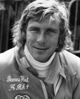 Автогонщик Джеймс Хант