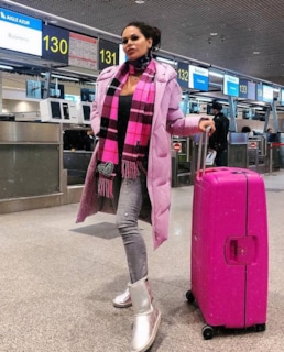 Рита Керн в аэропорту