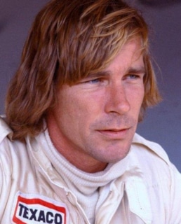 Автогонщик Джеймс Хант