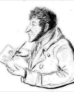 Карикатура Эрнста Гофмана на самого себя