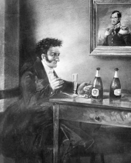 Эрнст Гофман в кафе