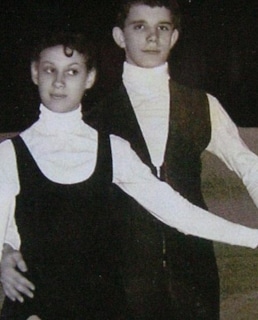 Ирина Моисеева и Андрей Миненков в юности