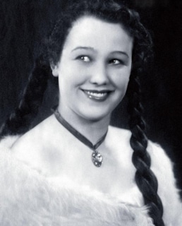 Инга Будкевич в молодости