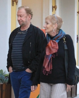 Илья Баскин в 2018 году на прогулке