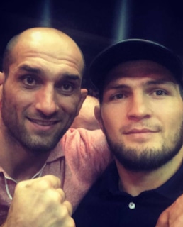 Адлан Амагов и Хабиб Нурмагомедов