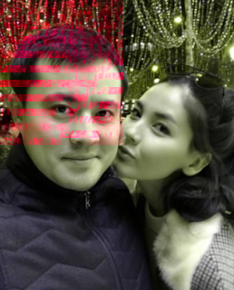 Айдана Меденова и ее муж Алишер Нуржанов