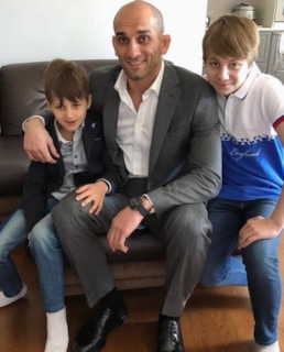 Адлан Амагов с детьми