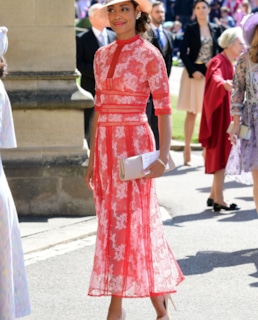 Джина Торрес на свадьбе Меган Маркл