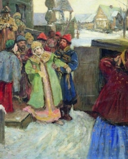 Арест царевны Софьи. Художник Константин Вещилов