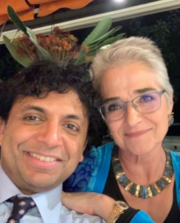 М. Найт Шьямалан и Катарина Кубрик, дочь Стэнли Кубрика