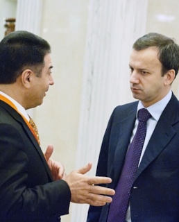 Азад Бабаев и Аркадий Дворкович