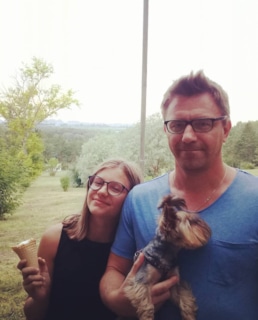 Ростислав Бершауэр с дочерью