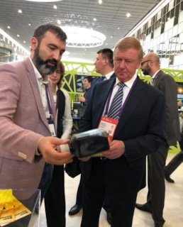 Анатолий Чубайс в технопарке Сколково