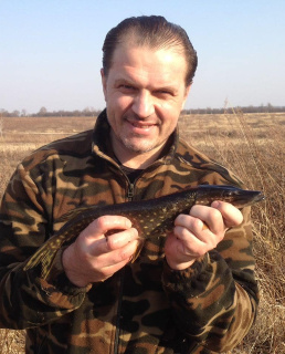 Андрей Биланов на рыбалке