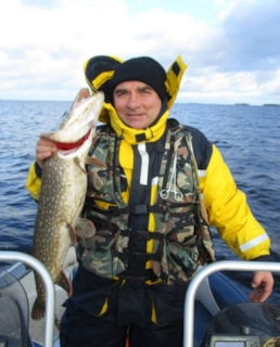 Сергей Векслер на рыбалке