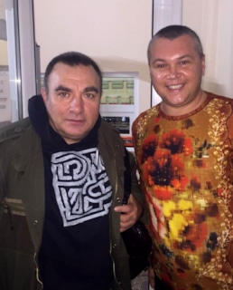 Сергей Векслер и Сергей, двойник Верки Сердючки