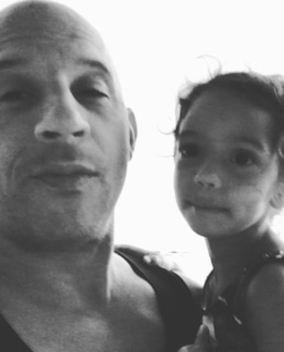 Вин Дизель с дочерью