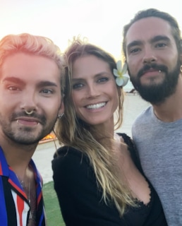 Том Каулитц, Билл Каулитц и Хайди Клум