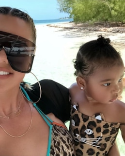 Хлои Кардашян и ее дочь Тру