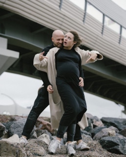 Беременная Карина Разумовская и ее муж Егор Бурдин