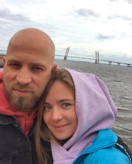 Карина Разумовская и ее муж Егор Бурдин