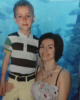 Надежда Грановская с сыном