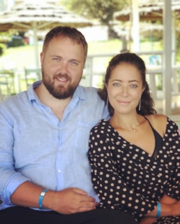 Валентин Петухов и его жена