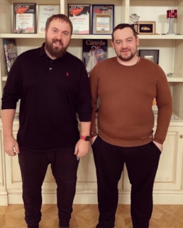 Валентин Петухов и Эрик Давидович