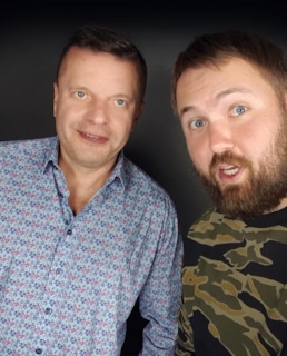 Леонид Парфенов и Валентин Петухов