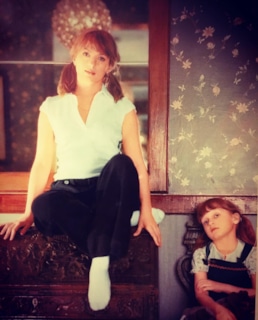 Мария Порошина с дочерью