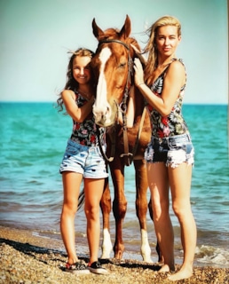 Анастасия Панина и ее дочь Александра