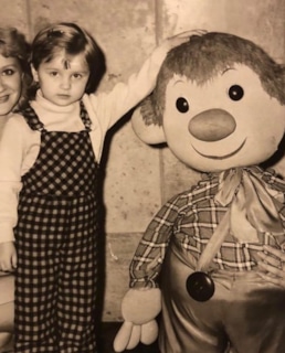 Ольга Литвинова в детстве