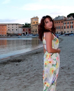 Ирина Аманти на отдыхе