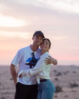 Криштиану Роналду и его жена