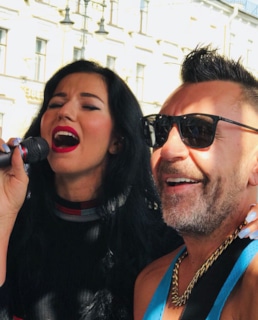 Флорида Чантурия и Сергей Шнуров