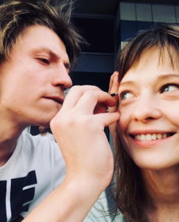 Анна Васильева и Эрик Абрамович