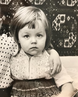 Ульяна Сергеенко в детстве