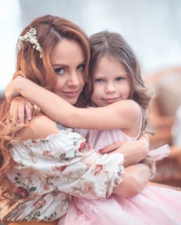 Максим с дочерью