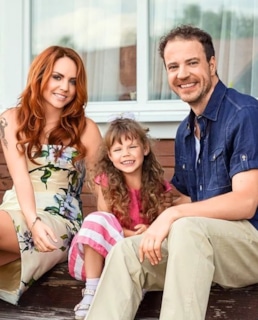 Максим, Александр Красовицкий и ее дочь Мария