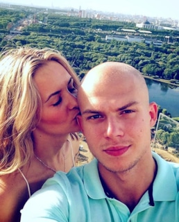 Александра Воробьева и ее муж Павел Швецов