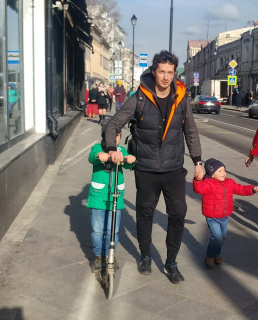 Дмитрий Гудочкин с детьми