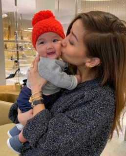 Бренда Сонг с племянницей