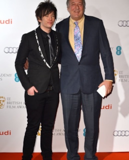 Стивен Фрай и его муж Эллиотт Спенсер