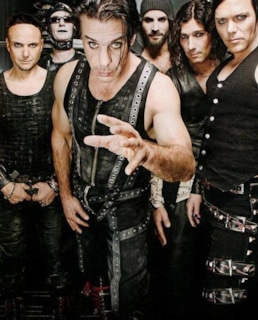 Тилль Линдеманн с группой Rammstein